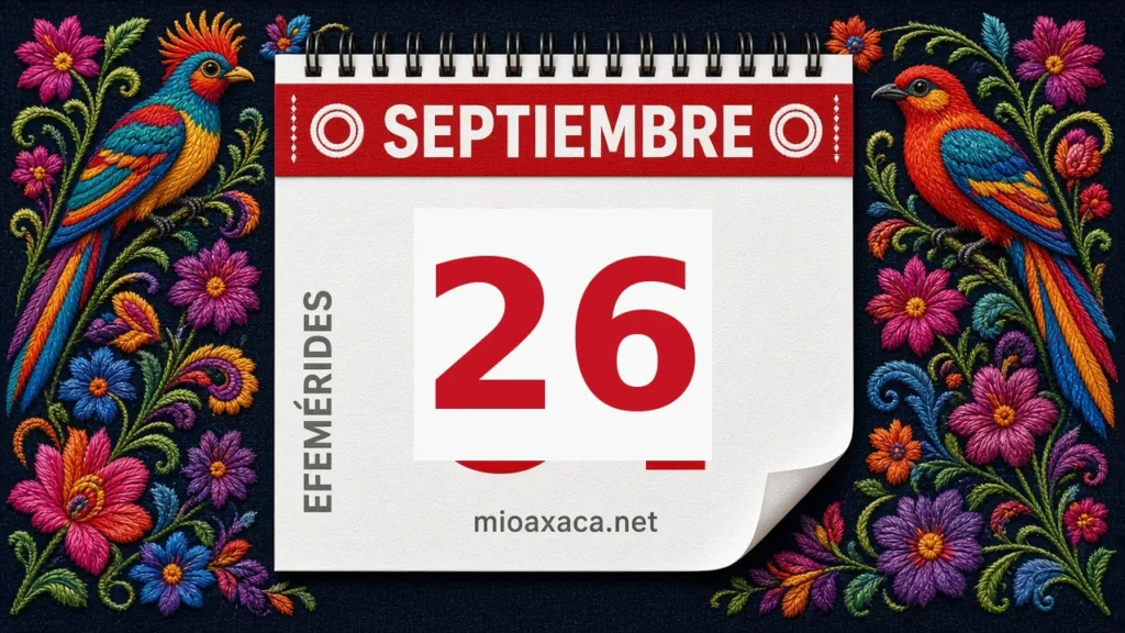 Efemérides del 26 de Septiembre