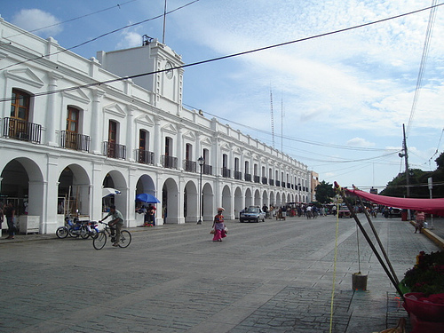 Vista de la ciudad en Juchitán de Zaragoza, Oaxaca