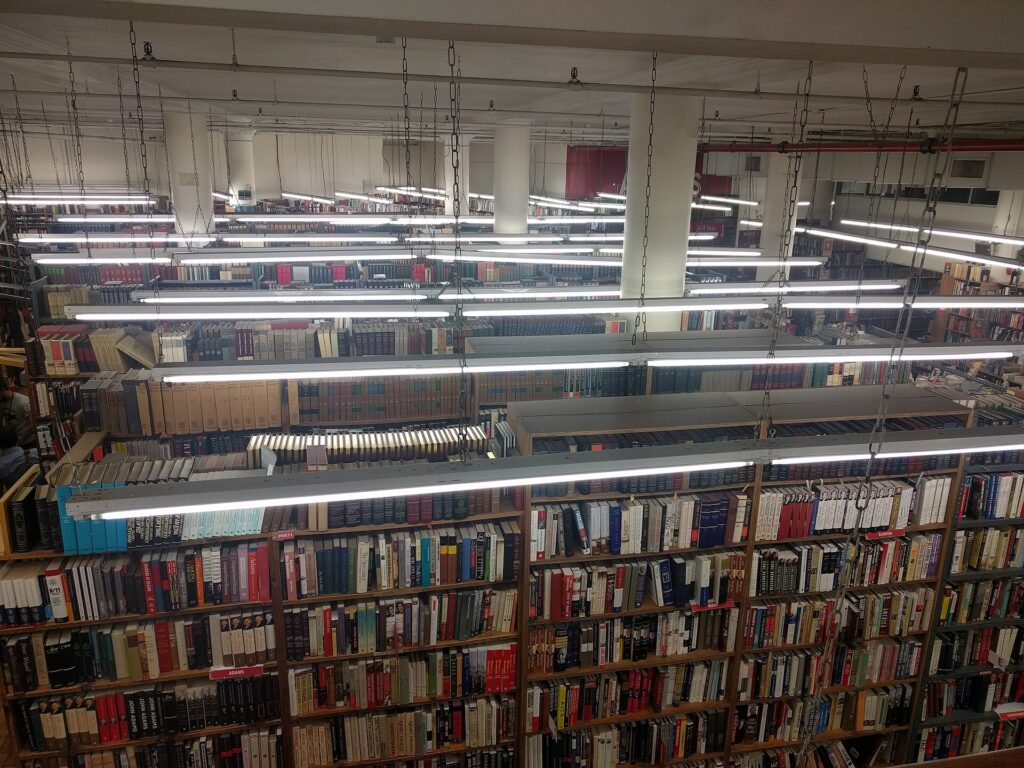 Estantes de una librería – Librerías en Oaxaca