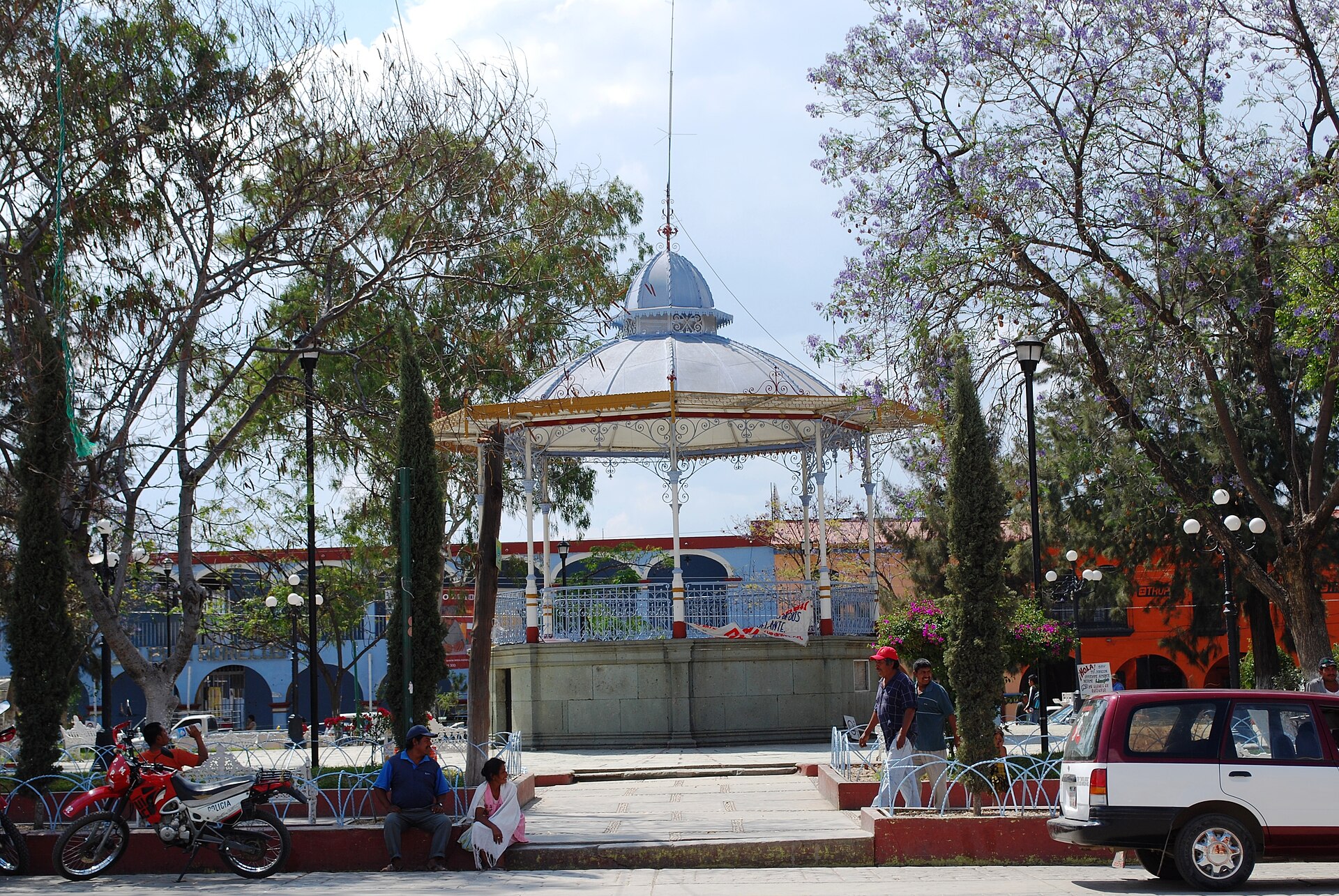 Kiosco del centro en Ocotlán de Morelos, Oaxaca