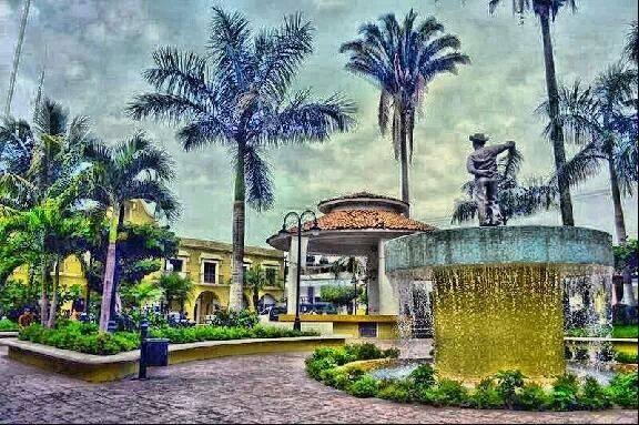 Parque municipal en Putla Villa de Guerrero, Oaxaca
