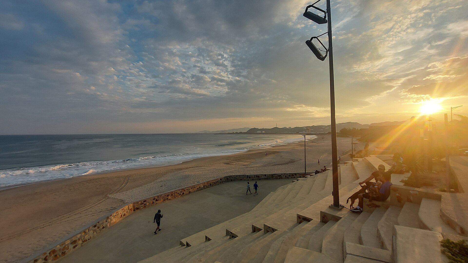 Malecón en Salina Cruz, Oaxaca