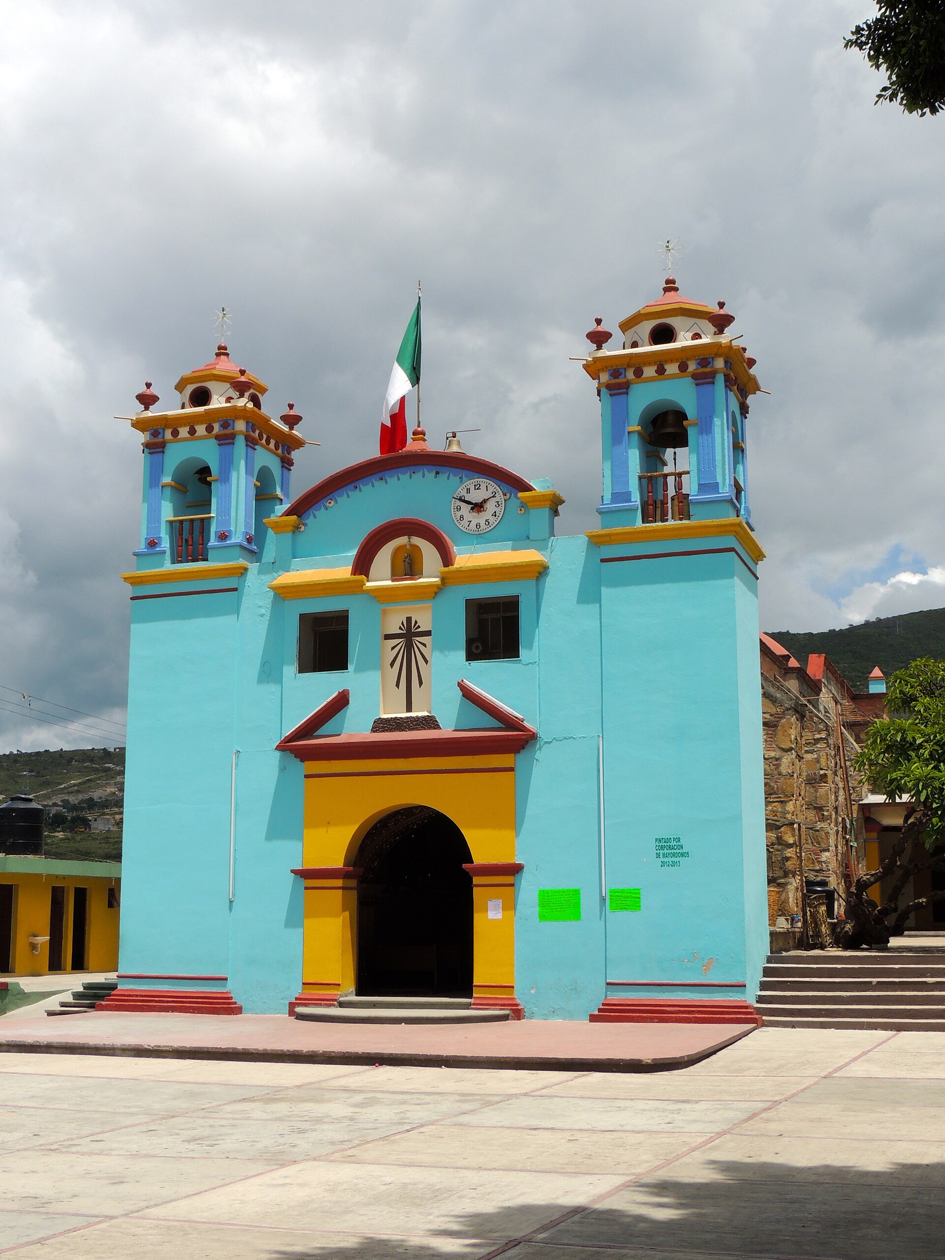 Vista del pueblo en San Antonio de la Cal, Oaxaca