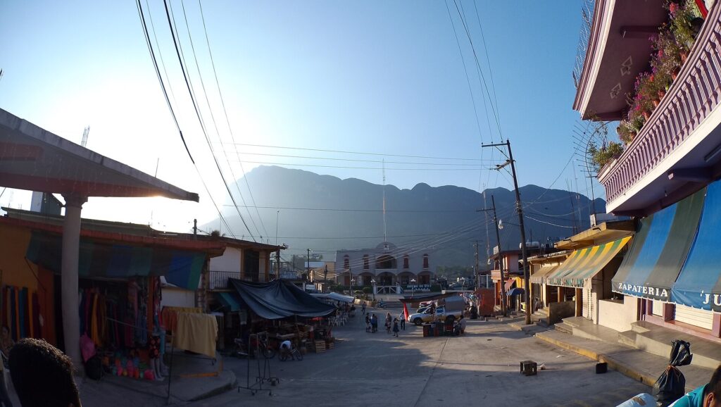 Centro del pueblo en San Felipe Jalapa de Díaz, Oaxaca