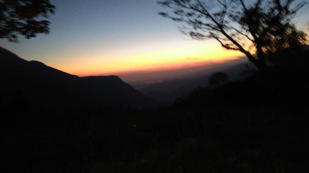 Atardecer en Las Ruinas en San José Tenango, Oaxaca
