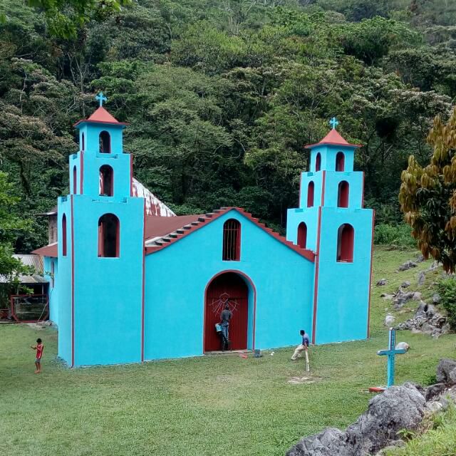 Iglesia de Cerro Central en San José Tenango, Oaxaca
