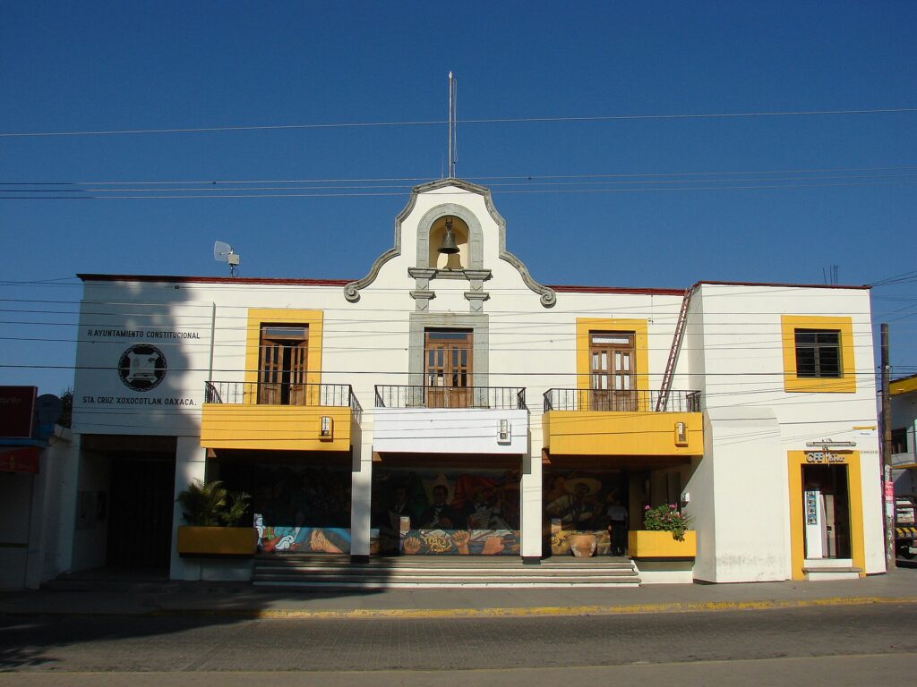Palacio municipal en Santa Cruz Xoxocotlán, Oaxaca