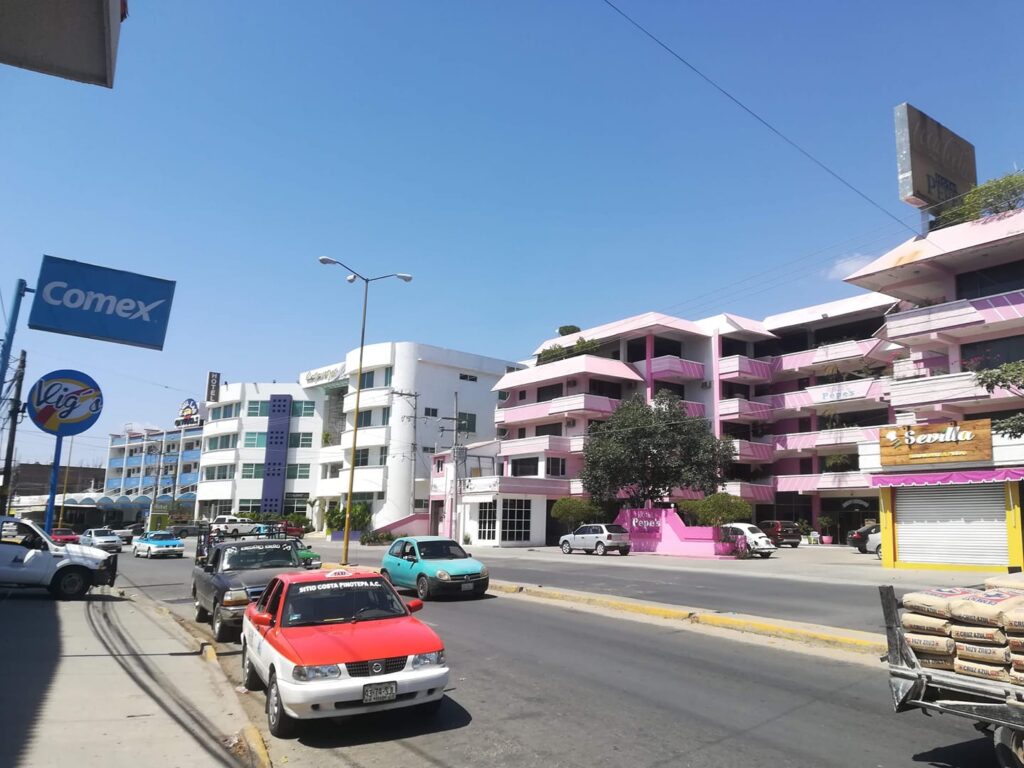 Vista de la ciudad en Santiago Pinotepa Nacional, Oaxaca