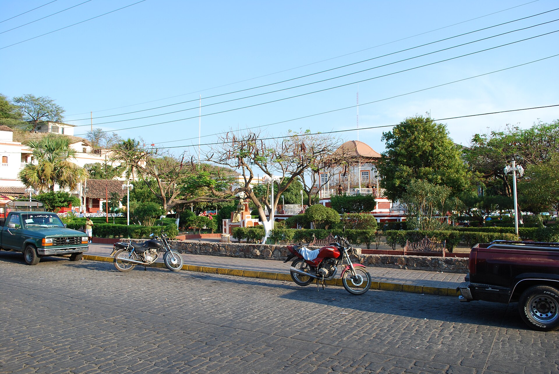 Plaza principal en Santo Domingo Tehuantepec, Oaxaca