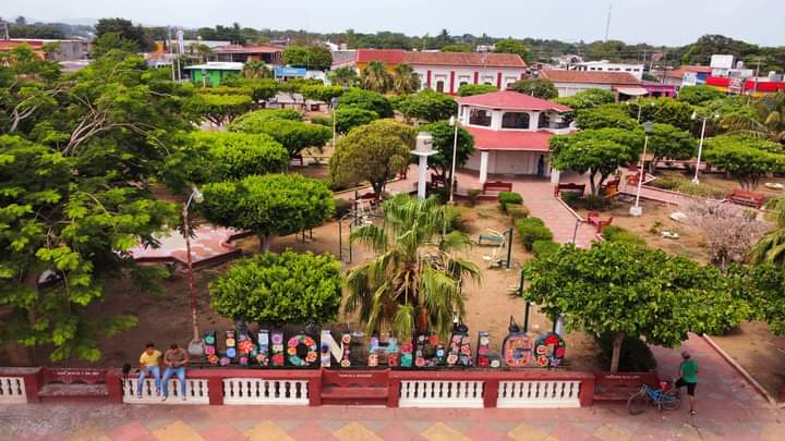 Parque central Juárez en Unión Hidalgo, Oaxaca